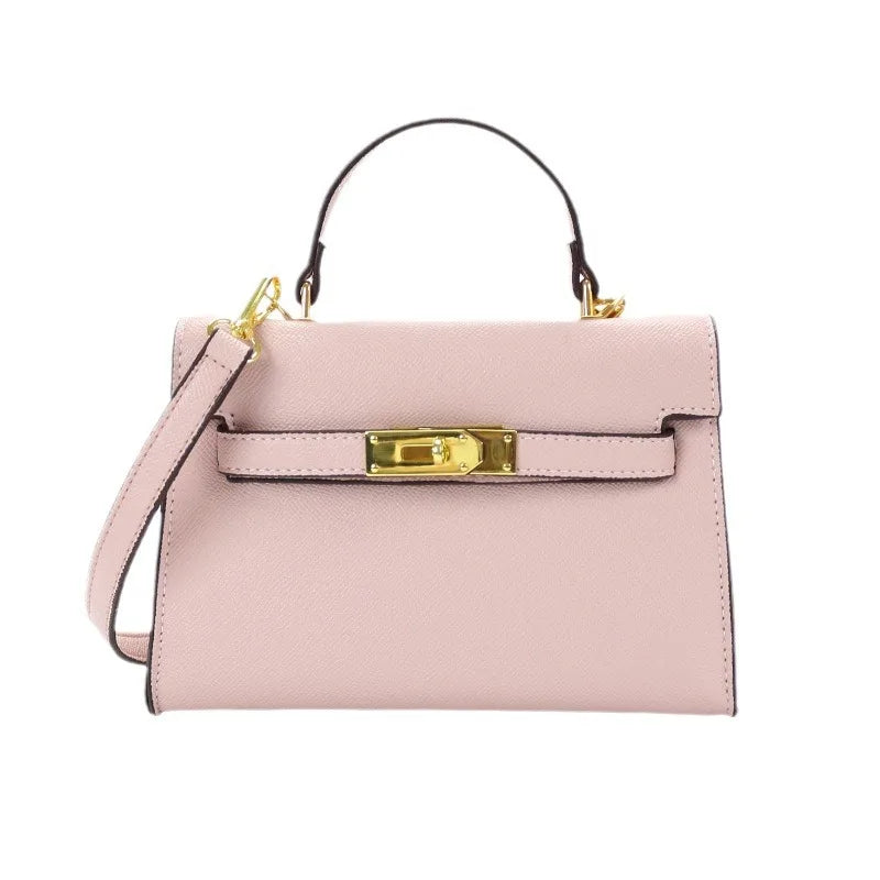 Handbag 2024 Spring and Summer New European and American Retro Solid Color Personality Fashion Popular Internet Celebrity Bag